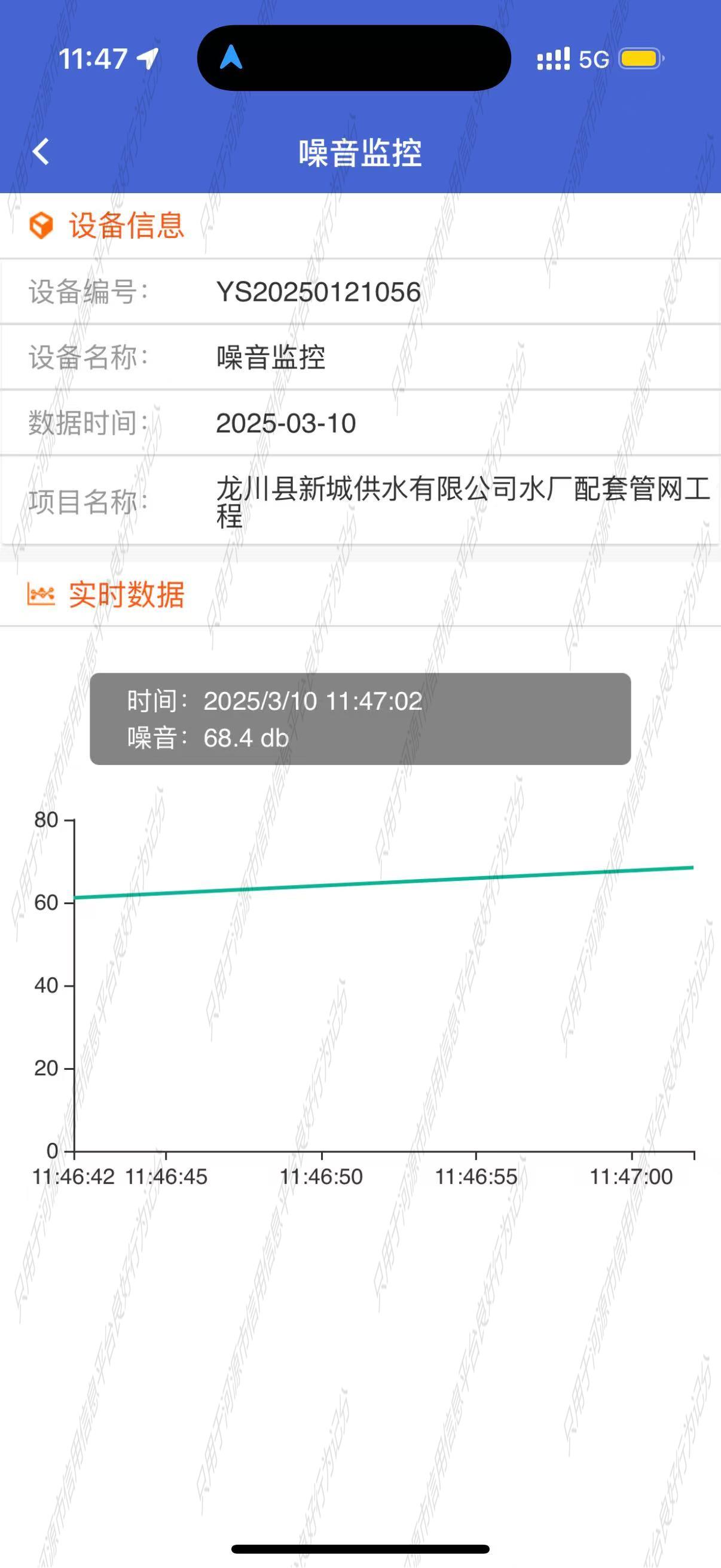 噪音监控截图